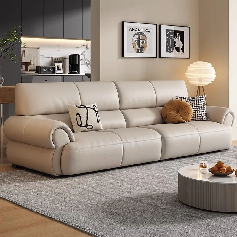 Minimalist, Italian, leather, sofa, living room, simple, modern, straight row, light luxury
Minimalist, Italian, leather, sofa, living room, simple, modern, straight row, light luxury