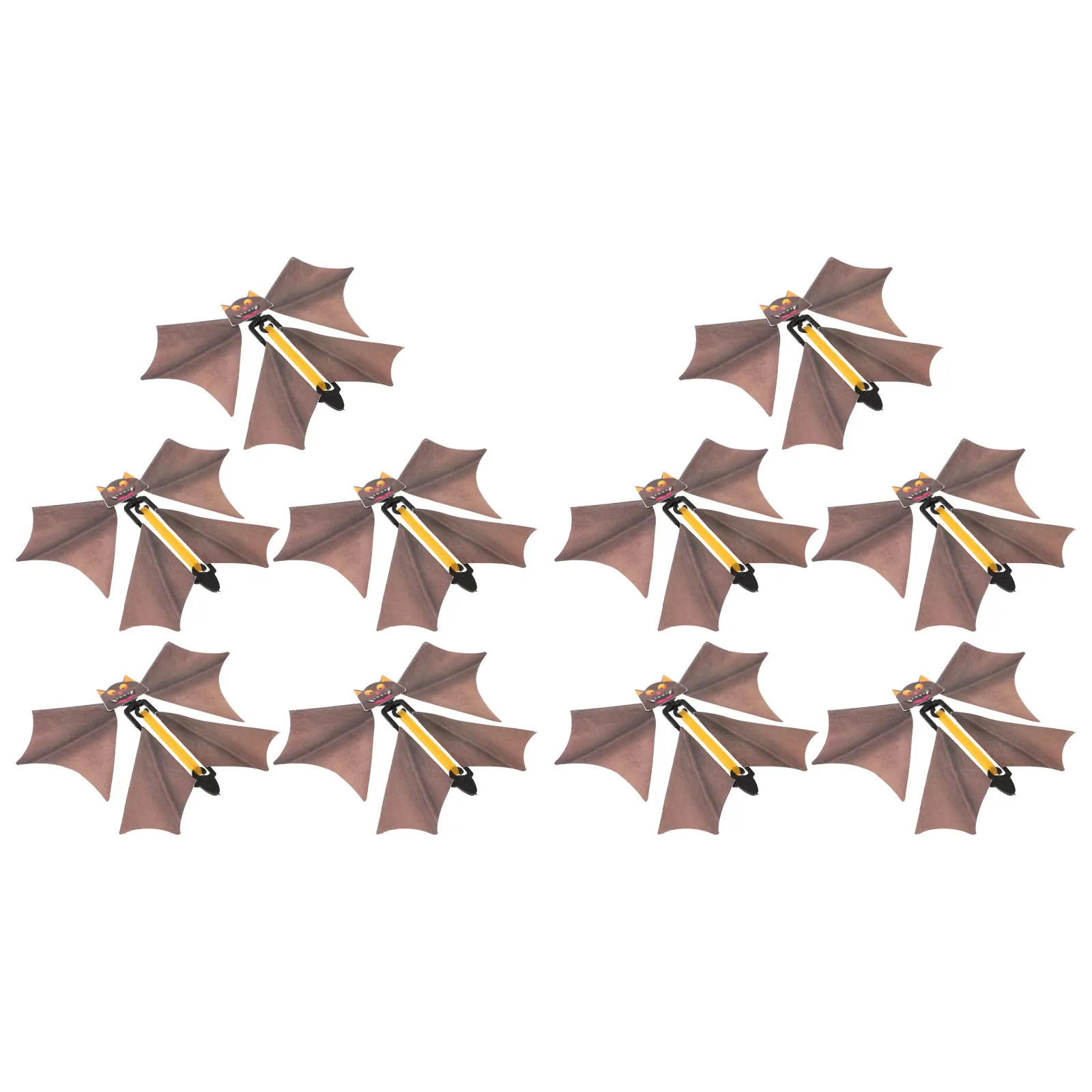 10 Pcs Flying Bats Props Stuffed Halloween Toy Butterfly Card Mini Fake Bat Prop for Show Scary Trick Stage
10 Pcs Flying Bats Props Stuffed Halloween Toy Butterfly Card Mini Fake Bat Prop for Show Scary Trick Stage