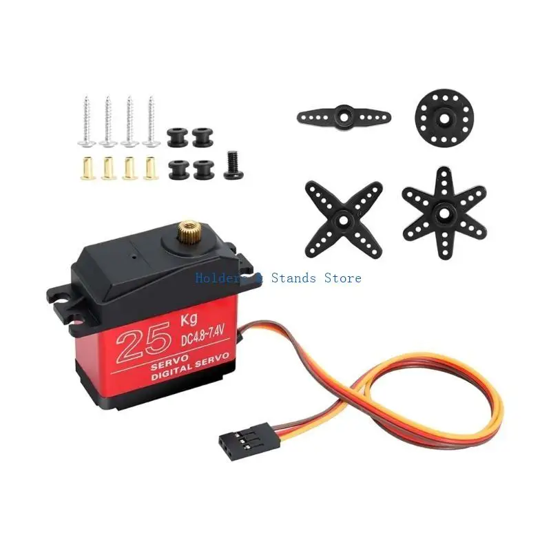 Y4UE 25KG Digitals Servo with High Precisions Controls Metal Servo for Hobbyists
Y4UE 25KG Digitals Servo with High Precisions Controls Metal Servo for Hobbyists