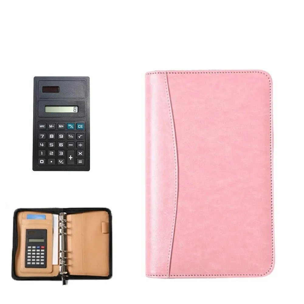 Memo Book 6-Ring File Folder A6 Card Holder Portfolio Binder Cover PU Leather Zippered Closure Work Record Book Business Meeting
Memo Book 6-Ring File Folder A6 Card Holder Portfolio Binder Cover PU Leather Zippered Closure Work Record Book Business Meeting