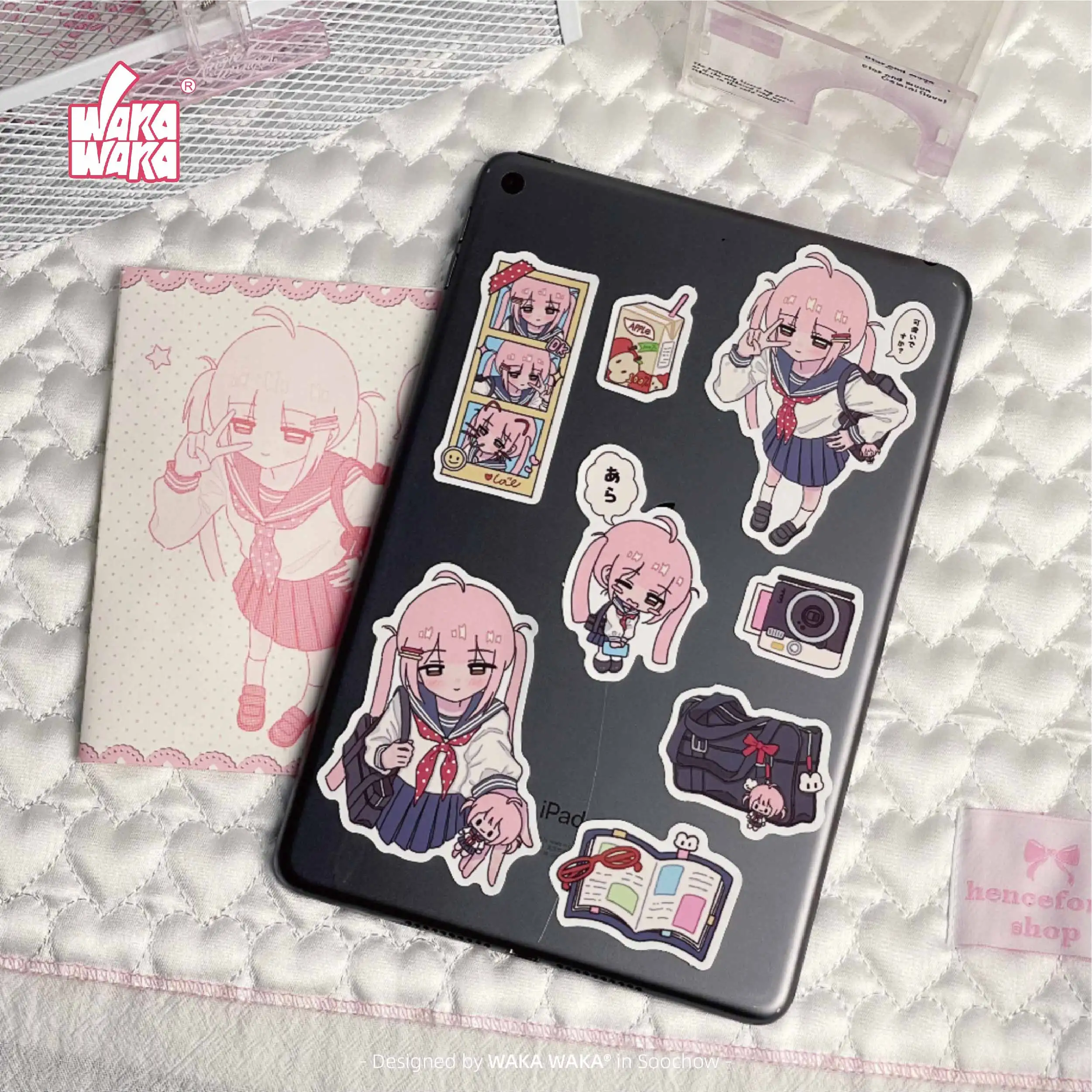 WAKAWAKA Kawaii Decal Sticker For Arts Diy Crafts Album Journal Planner Cute Girl anime style Character Diy Phone Luggage Motorc
WAKAWAKA Kawaii Decal Sticker For Arts Diy Crafts Album Journal Planner Cute Girl anime style Character Diy Phone Luggage Motorc