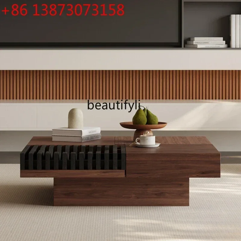 Italian Minimalist Coffee Table Solid Wood Square Mid-Ancient Style Living Room Home Silent Style Modern Art
Italian Minimalist Coffee Table Solid Wood Square Mid-Ancient Style Living Room Home Silent Style Modern Art