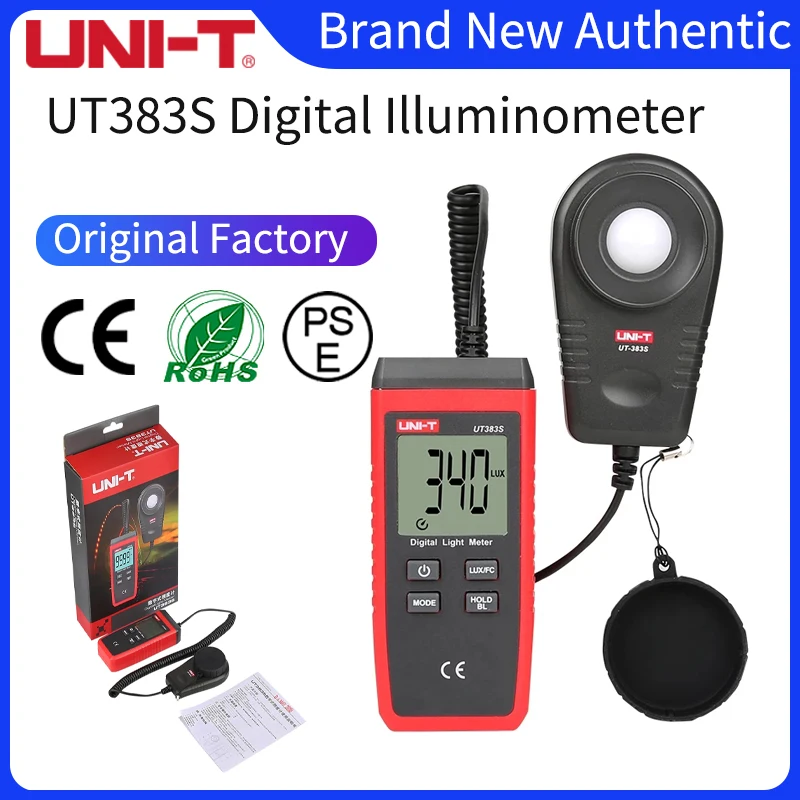 Uni-t цифровой светильник метр Lux метров 199900Lux UT383S диапазон измеренной/1Lux разрешение
Uni-t цифровой светильник метр Lux метров 199900Lux UT383S диапазон измеренной/1Lux разрешение