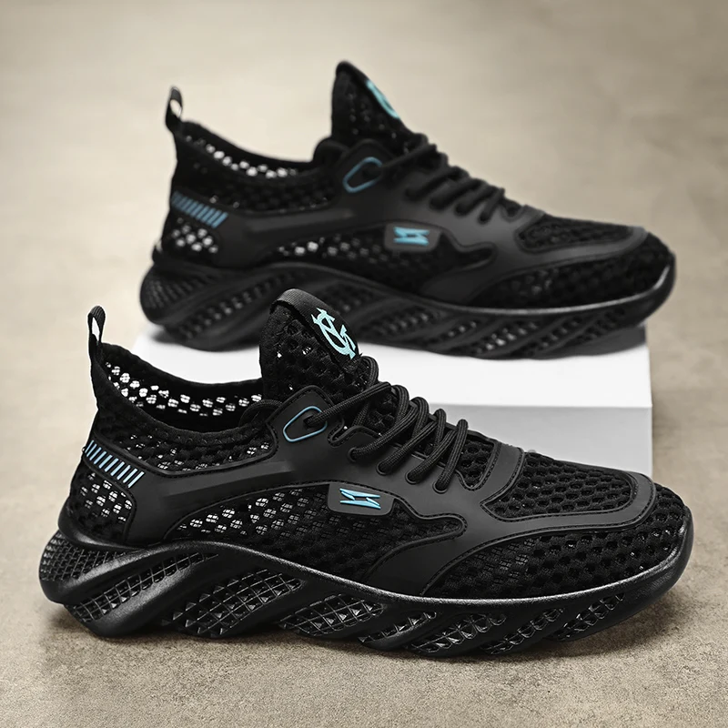 Men's Summer Breathable Thin Mesh Running Shoes Lightweight Casual Sports Sneakers Soft Bottom Large Eyelets Airy Mesh Footwear
Men's Summer Breathable Thin Mesh Running Shoes Lightweight Casual Sports Sneakers Soft Bottom Large Eyelets Airy Mesh Footwear