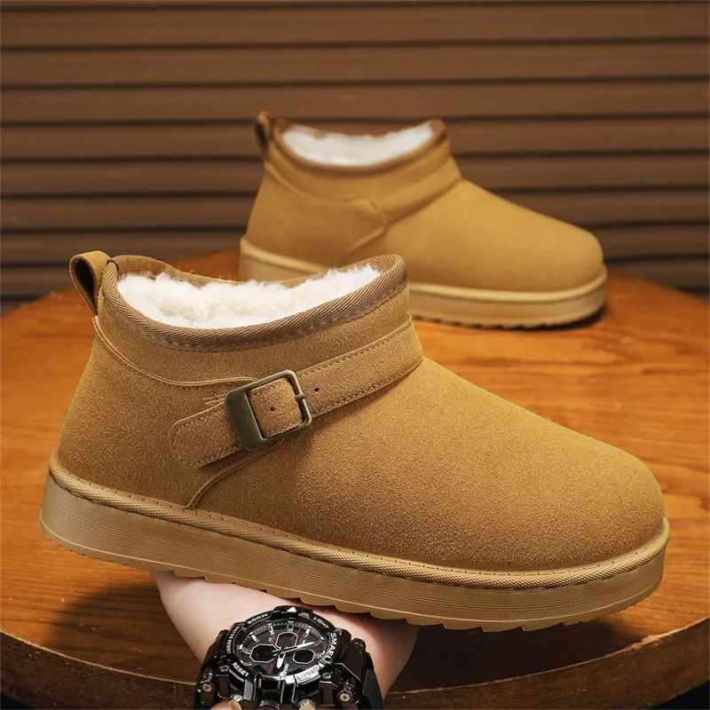 Men’s 2025 Insulated Snow Boots, Faux Fur Lined & Anti-Skid, Perfect for Veterans Day & Skiing or Snowboarding
Men’s 2025 Insulated Snow Boots, Faux Fur Lined & Anti-Skid, Perfect for Veterans Day & Skiing or Snowboarding