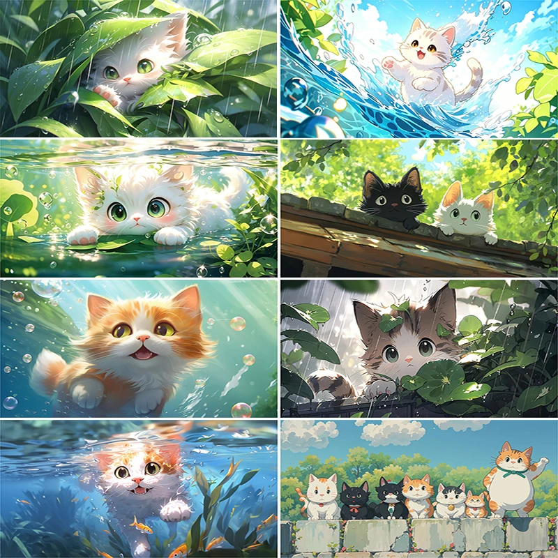 Aquarium Background Sticker 3D HD Cute Kitten Fish Tank Decoration Self Adhesive Wallpaper PVC Material 3d Background
Aquarium Background Sticker 3D HD Cute Kitten Fish Tank Decoration Self Adhesive Wallpaper PVC Material 3d Background