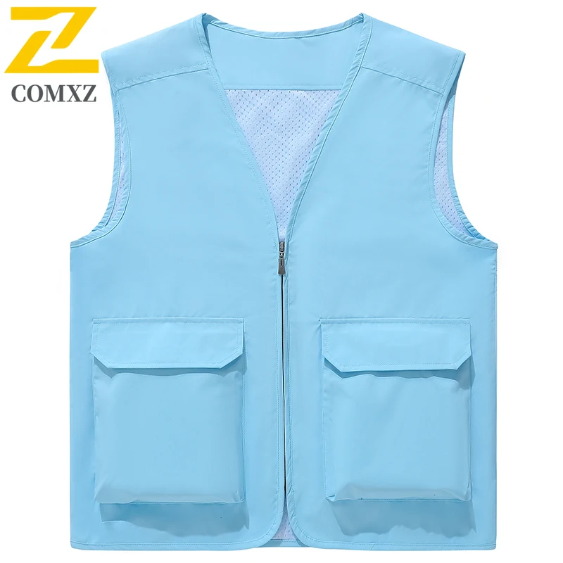 Outdoor Casual Vest Unisex Multi Pocket V Neck Photography Gilet Fishing Youth Workwear Sleeveless Street Fashion Trend Vests
Outdoor Casual Vest Unisex Multi Pocket V Neck Photography Gilet Fishing Youth Workwear Sleeveless Street Fashion Trend Vests