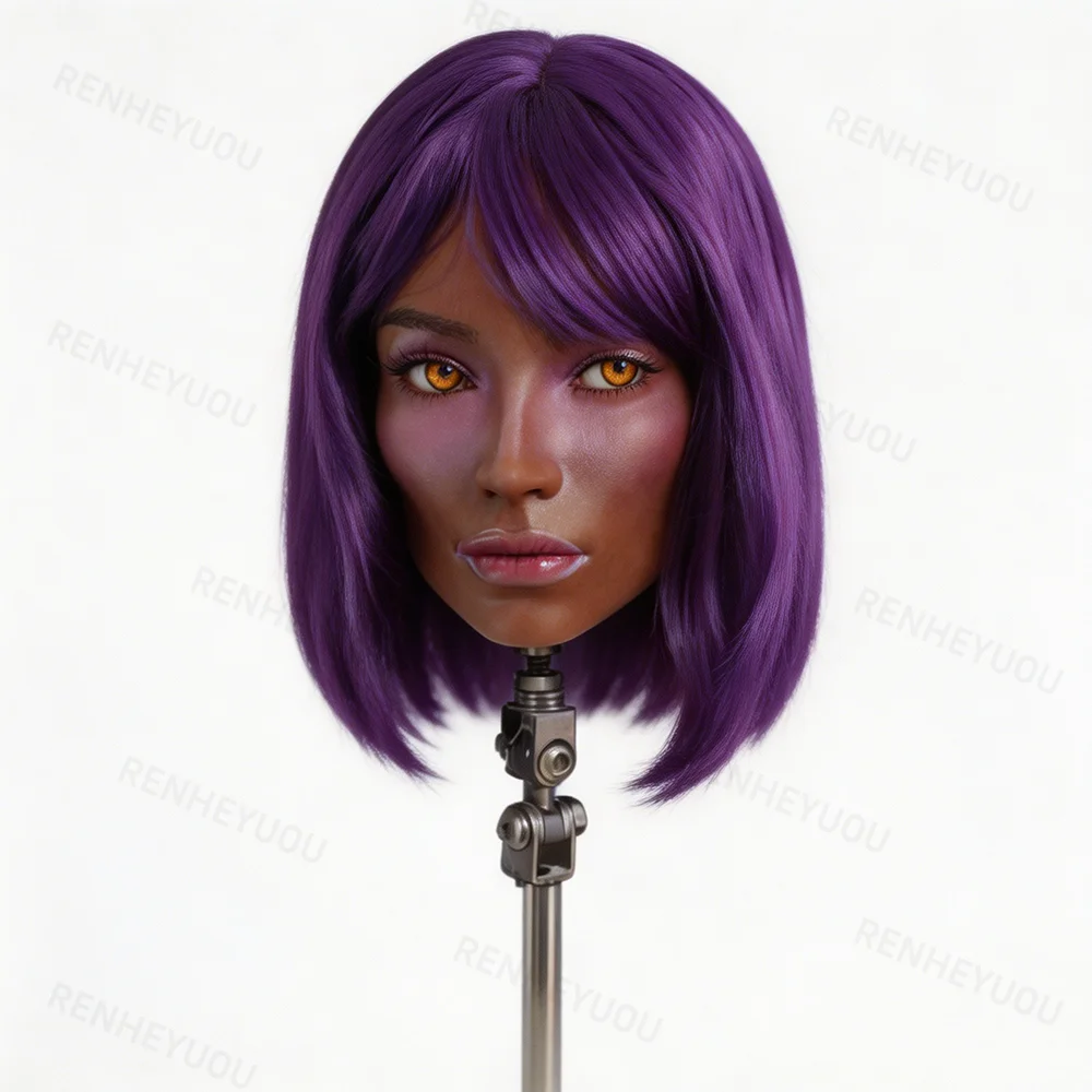 Silicone realistic human head model, fake head mold display prop, suitable for wig and jewelry display, female doll head
Silicone realistic human head model, fake head mold display prop, suitable for wig and jewelry display, female doll head