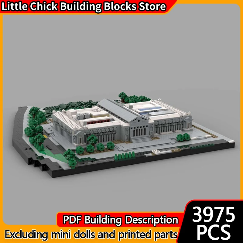 City Street View Model MOC Building Bricks Natural History Museum Modular Technology Children Holiday Gifts Assemble Toys Suit
City Street View Model MOC Building Bricks Natural History Museum Modular Technology Children Holiday Gifts Assemble Toys Suit