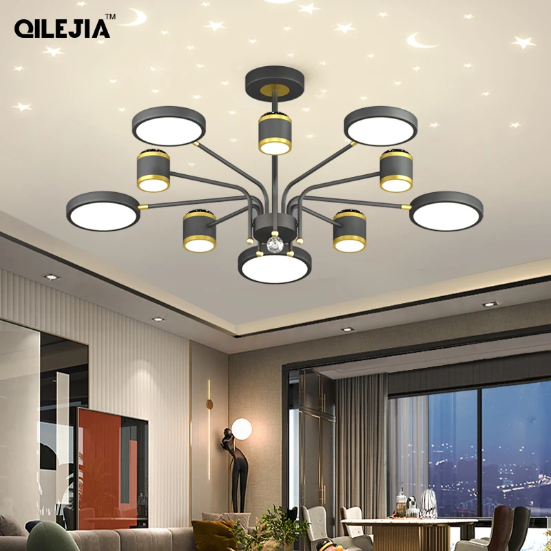 Nordic Creative Starry LED Chandelier Lighting For Living Dining Room Bedroom Study Home Decorative Lights Indoor Dimmable Lamps
Nordic Creative Starry LED Chandelier Lighting For Living Dining Room Bedroom Study Home Decorative Lights Indoor Dimmable Lamps