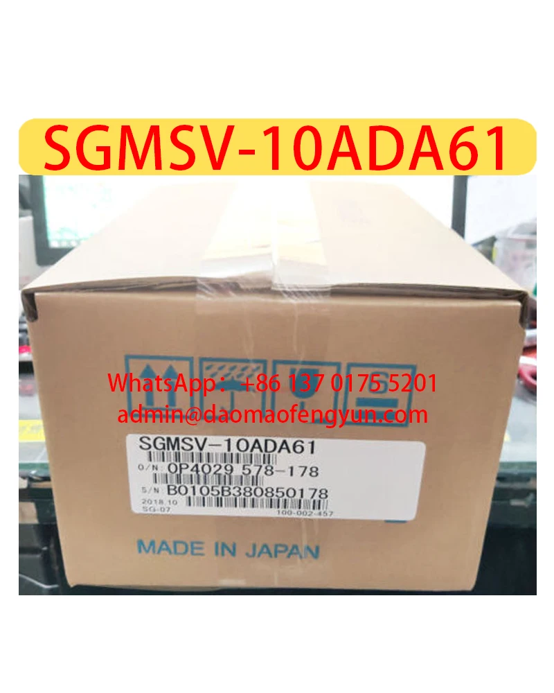 SGMSV-10ADA61 Совершенно новый серводвигатель, SGMSV 10ADA61, Быстрая доставка, В наличии
SGMSV-10ADA61 Совершенно новый серводвигатель, SGMSV 10ADA61, Быстрая доставка, В наличии