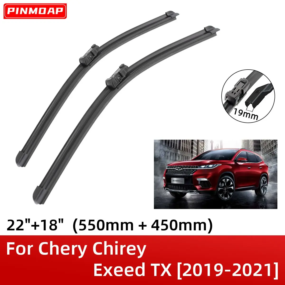 Щетки стеклоочистителя для Chery Chirey Exeed TX 2019-2021 22 + 18 дюймов, аксессуары для резака 2019 2020 2021
Щетки стеклоочистителя для Chery Chirey Exeed TX 2019-2021 22 + 18 дюймов, аксессуары для резака 2019 2020 2021