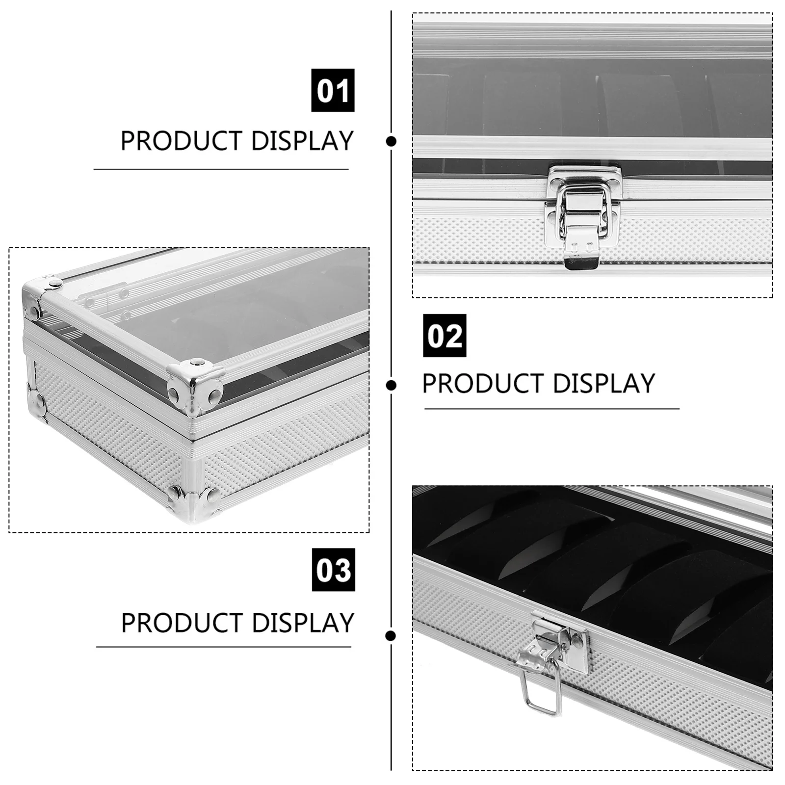 Коробка для хранения часов, алюминиевая 5, емкость для часов, прозрачный оконный замок, дизайн, органайзер для ювелирных изделий, серебряная коробка для часов
Коробка для хранения часов, алюминиевая 5, емкость для часов, прозрачный оконный замок, дизайн, органайзер для ювелирных изделий, серебряная коробка для часов