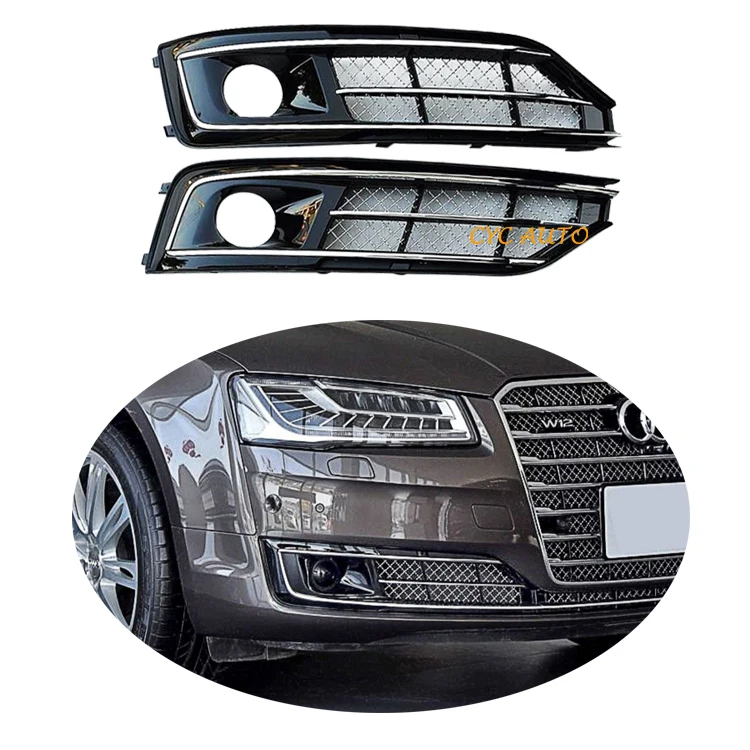 W12 ABS Fog Lamp Case For AUDI A8 Modified W12 Fog Grille With ACC 2015 2016 2017
W12 ABS Fog Lamp Case For AUDI A8 Modified W12 Fog Grille With ACC 2015 2016 2017