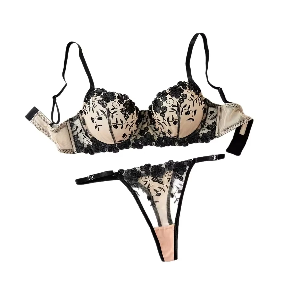 Western Mesh Vine Embroidery Bra Womens Erotic Seductive Underwear Apparel Wholesale Womens Seductive Sexy Lingerie Set
Western Mesh Vine Embroidery Bra Womens Erotic Seductive Underwear Apparel Wholesale Womens Seductive Sexy Lingerie Set