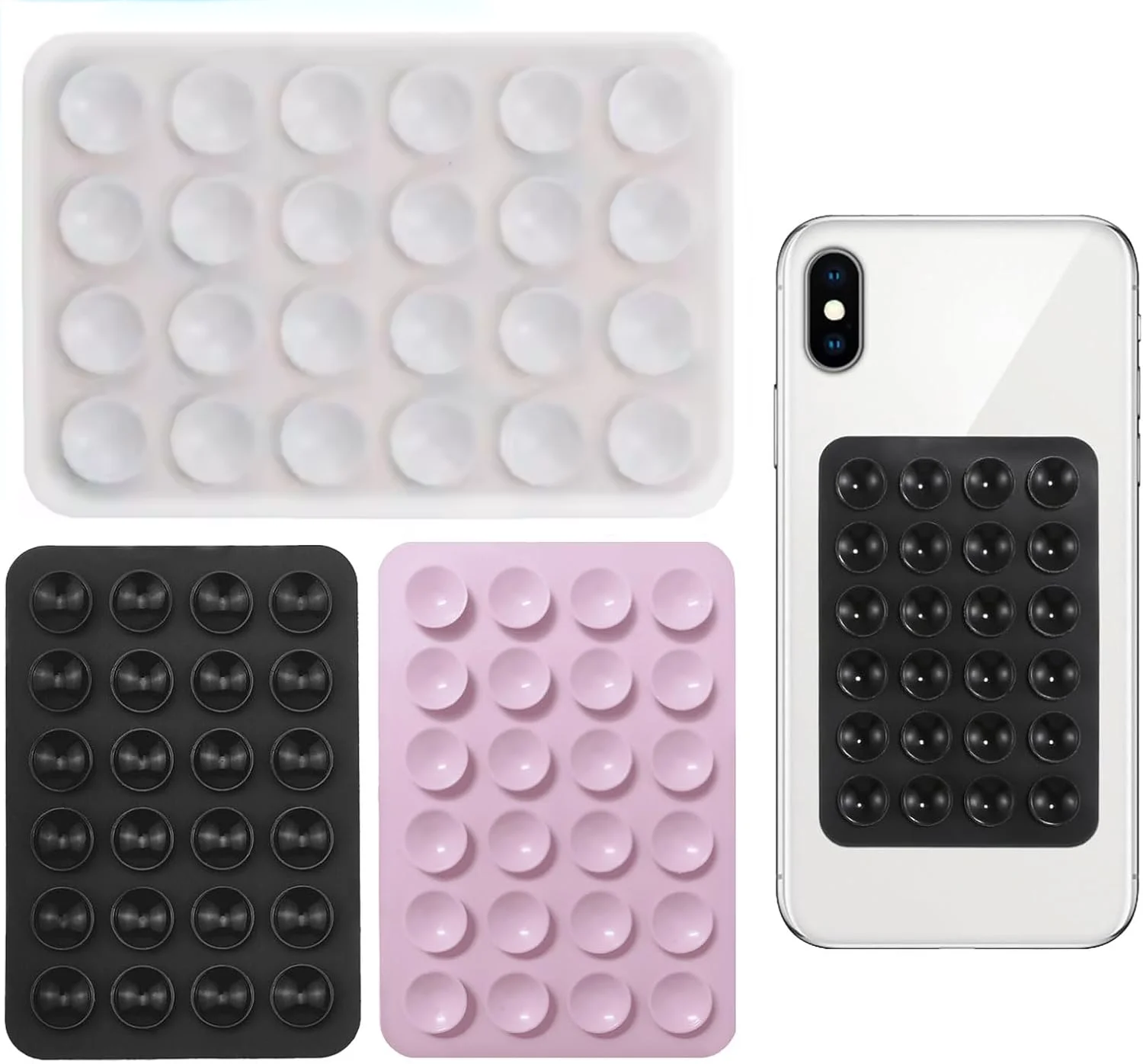 Silicone suction cup phone case Detachable Stand Anti-Slip Single-Sided Case Mount Back Sticker Hands-Free Selfies
Silicone suction cup phone case Detachable Stand Anti-Slip Single-Sided Case Mount Back Sticker Hands-Free Selfies