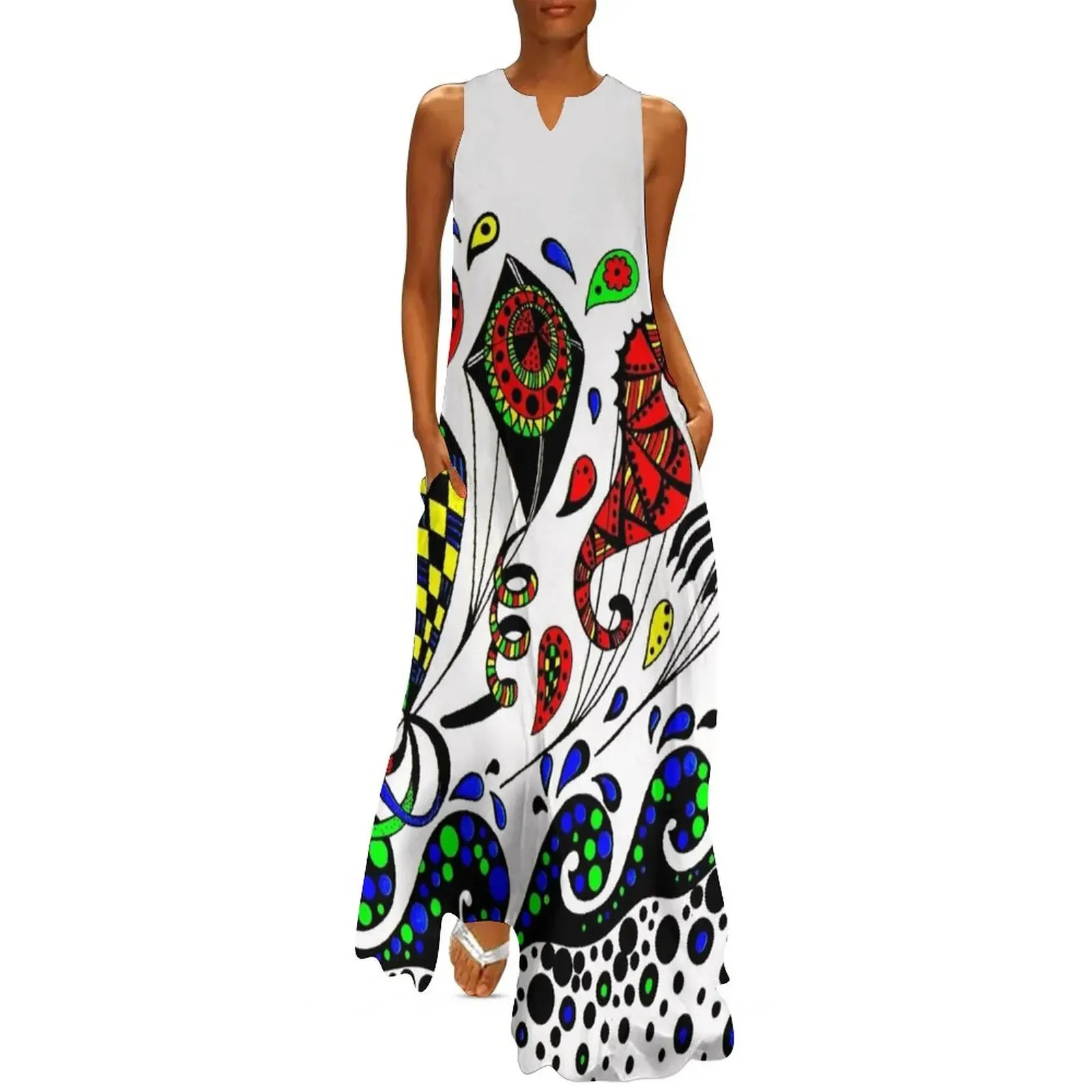 Go Fly a Kite! Long Dress luxury dress evening dress woman Women's summer 
Go Fly a Kite! Long Dress luxury dress evening dress woman Women's summer