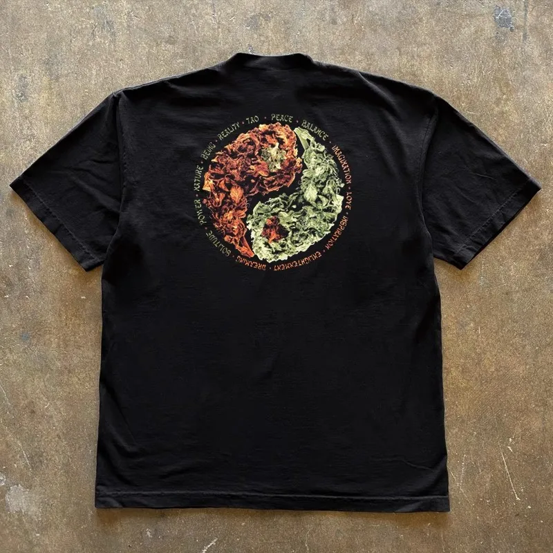 Heavyweight 260g Pure Cotton Short Sleeve T-Shirt Vintage Hip Hop High Street Ame Kaka Style Comfortable Breathable Casual Top
Heavyweight 260g Pure Cotton Short Sleeve T-Shirt Vintage Hip Hop High Street Ame Kaka Style Comfortable Breathable Casual Top