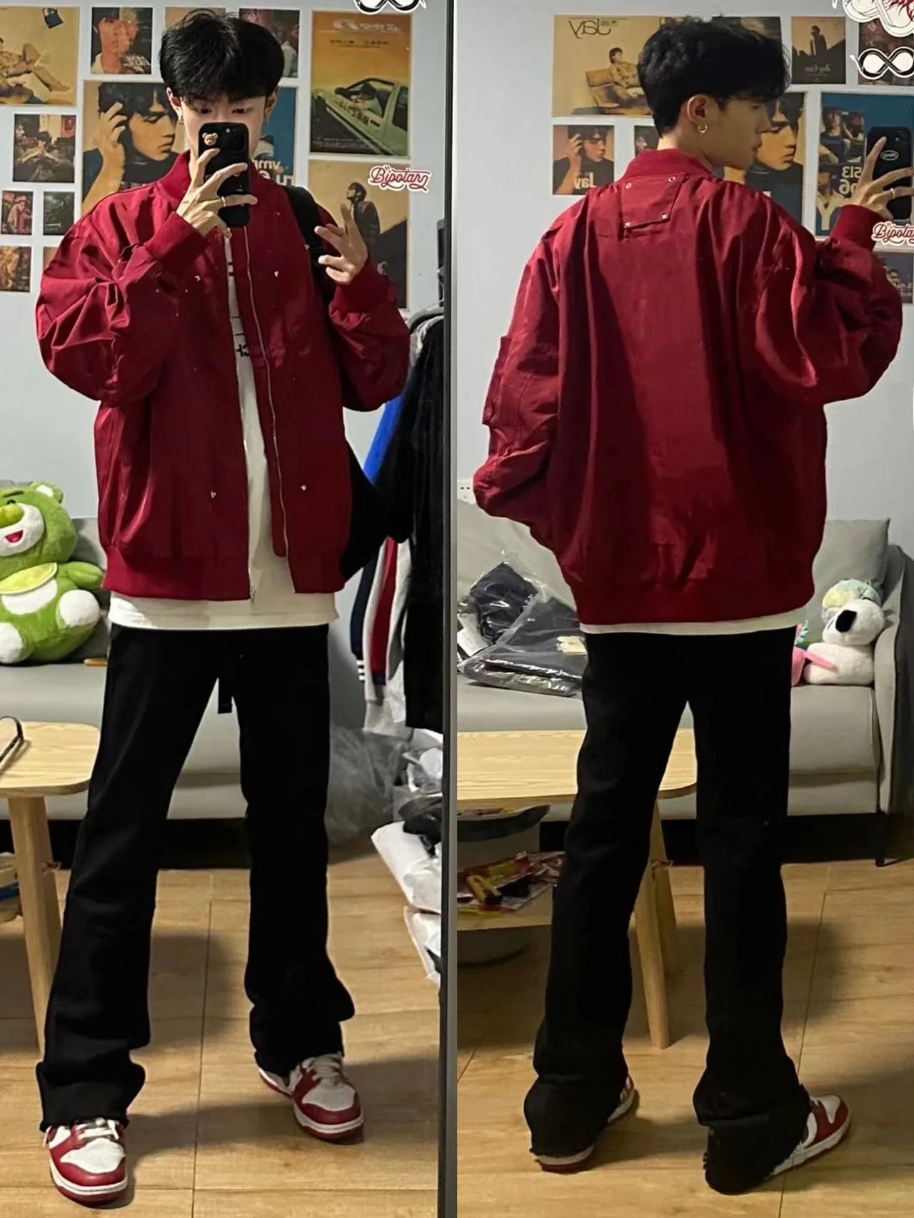 Loose Fit American Retro Wine Red Pilot Jaet Spring Autumn New Sle Irregular Workwear Outerwear Trendy Brand Youth
Loose Fit American Retro Wine Red Pilot Jaet Spring Autumn New Sle Irregular Workwear Outerwear Trendy Brand Youth