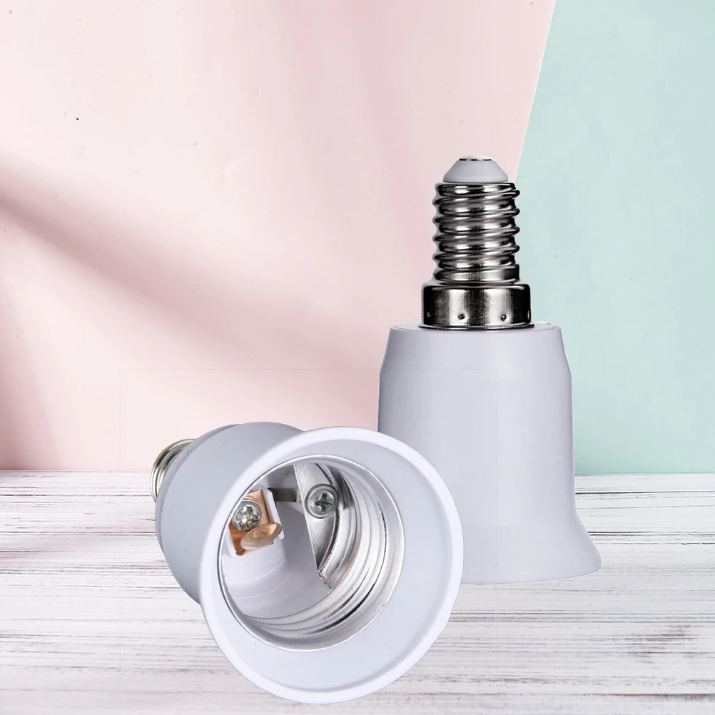 6pcs E14 to E27 LED Light Bulb Socket Converter Small Screw White Adapter for 220V 230V Lighting Lamp Holder Base
6pcs E14 to E27 LED Light Bulb Socket Converter Small Screw White Adapter for 220V 230V Lighting Lamp Holder Base