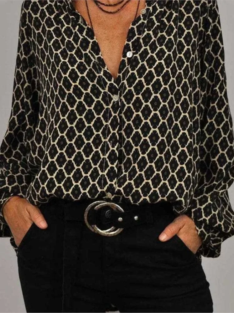 CPSYM модная женская блузка с принтом, весенне-осенние рубашки с v-образным вырезом и длинными рукавами, повседневные свободные блузки и топ, женская винтажная рубашка
CPSYM модная женская блузка с принтом, весенне-осенние рубашки с v-образным вырезом и длинными рукавами, повседневные свободные блузки и топ, женская винтажная рубашка