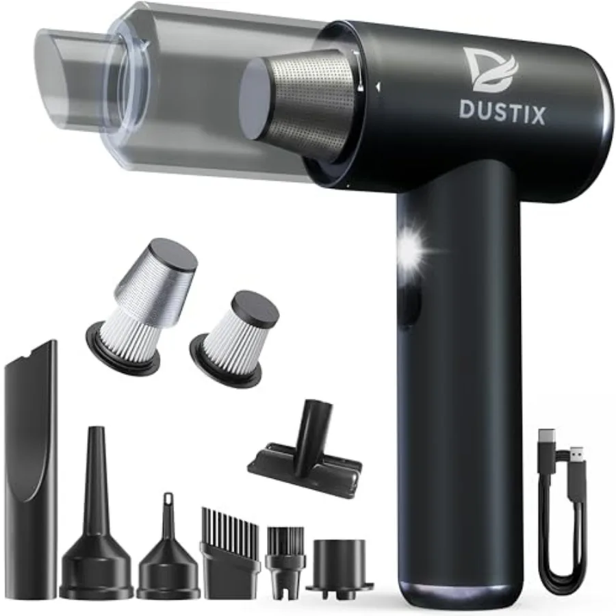 Cordless Handheld Car Vacuum Cleaner 20000Pa Triple Gear Mini Hoover Air Blower Duster Inflator Deflator Brushless Motor 7800mA
Cordless Handheld Car Vacuum Cleaner 20000Pa Triple Gear Mini Hoover Air Blower Duster Inflator Deflator Brushless Motor 7800mA