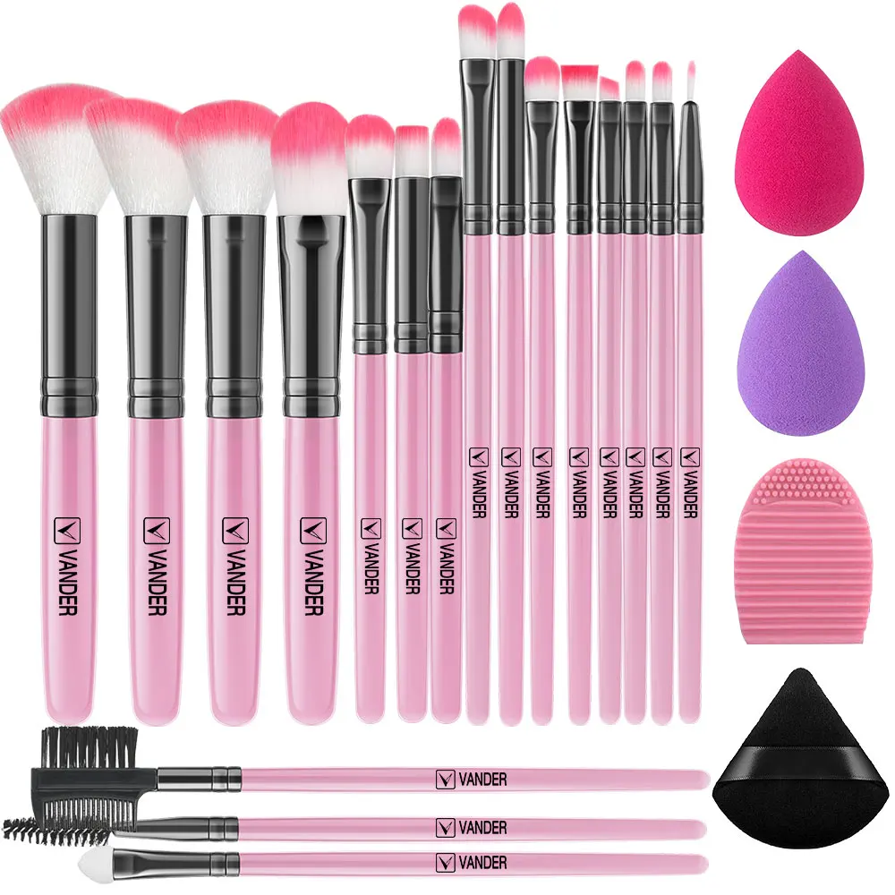 18PCS Makeup Brushes Set Soft Fluffy Makeup Brushes Sponges Set Eye Shadow Foundation Cosmetic Powder Blush Blending Beauty Tool
18PCS Makeup Brushes Set Soft Fluffy Makeup Brushes Sponges Set Eye Shadow Foundation Cosmetic Powder Blush Blending Beauty Tool