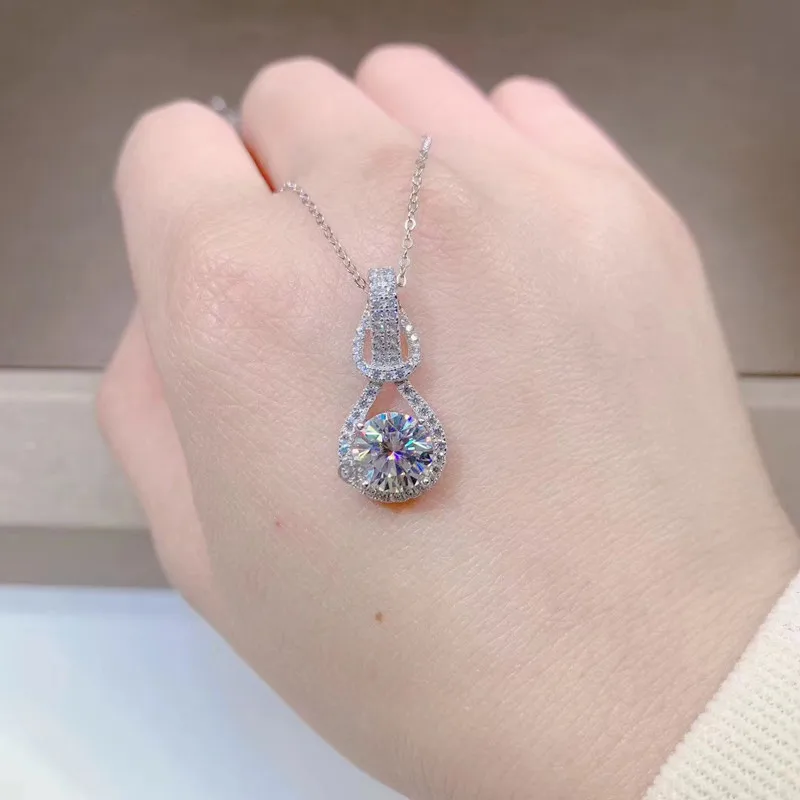 Buyee 925 Sterling Silver Stone Pendant Chain Elegant White Zircon Necklace Woman Fashion Wedding Fine Jewelry Chain Gift
Buyee 925 Sterling Silver Stone Pendant Chain Elegant White Zircon Necklace Woman Fashion Wedding Fine Jewelry Chain Gift