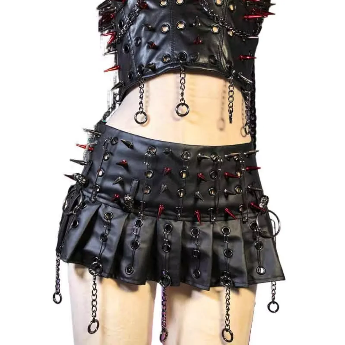 Grunge Gothic Skirts Emo Eco Hand Made DIY Kawaii E-Girls Punk Rock Studded Harajuku Teen 90s Y2K Vegan Leather Street Wear
Grunge Gothic Skirts Emo Eco Hand Made DIY Kawaii E-Girls Punk Rock Studded Harajuku Teen 90s Y2K Vegan Leather Street Wear