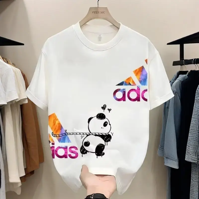 Fashion brand short sleeved round neck, summer T-shirt, daily casual wear, soft cotton material, machine washable, anti allergic
Fashion brand short sleeved round neck, summer T-shirt, daily casual wear, soft cotton material, machine washable, anti allergic