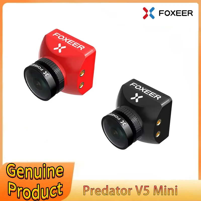 FOXEER Mini Predator 5 FPV Camera 4.5V-20V 0.01Lux 16:9/ 4:3 PAL/NTSC Switchable Super WDR OSD 4ms Latency for RC Racing Drone
FOXEER Mini Predator 5 FPV Camera 4.5V-20V 0.01Lux 16:9/ 4:3 PAL/NTSC Switchable Super WDR OSD 4ms Latency for RC Racing Drone