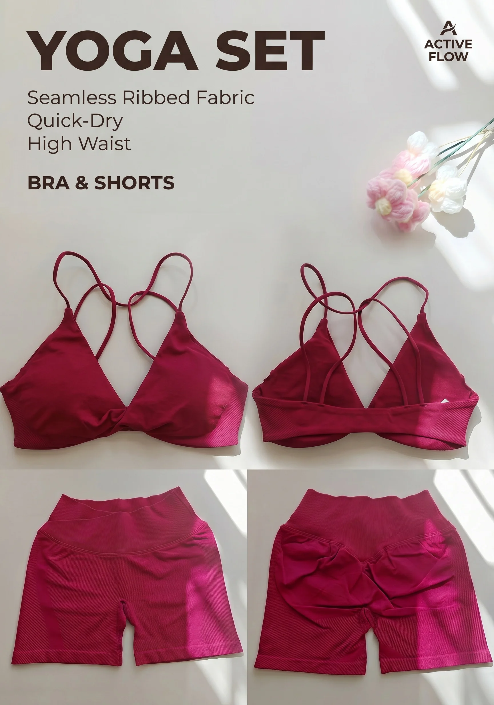 No Logo 2pcs Impact Gym Set Women Strappy Yoga Fitness Outfits Bra Top Sportswear Workout Seamless Shorts Sports Suits Sets
No Logo 2pcs Impact Gym Set Women Strappy Yoga Fitness Outfits Bra Top Sportswear Workout Seamless Shorts Sports Suits Sets