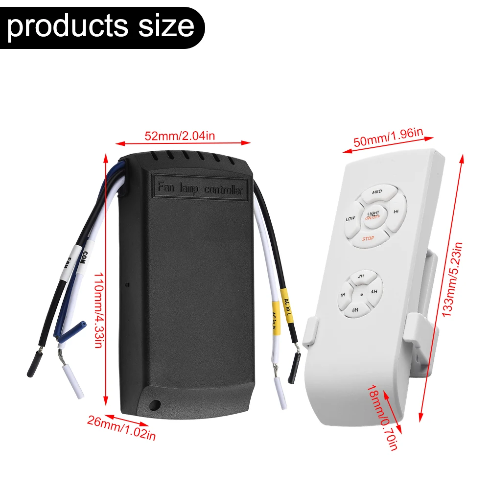 Control Switches Remote Control Kit Electrical Equipment Ceiling Fan Light Remote Control Kit Tuya/APP Control
Control Switches Remote Control Kit Electrical Equipment Ceiling Fan Light Remote Control Kit Tuya/APP Control