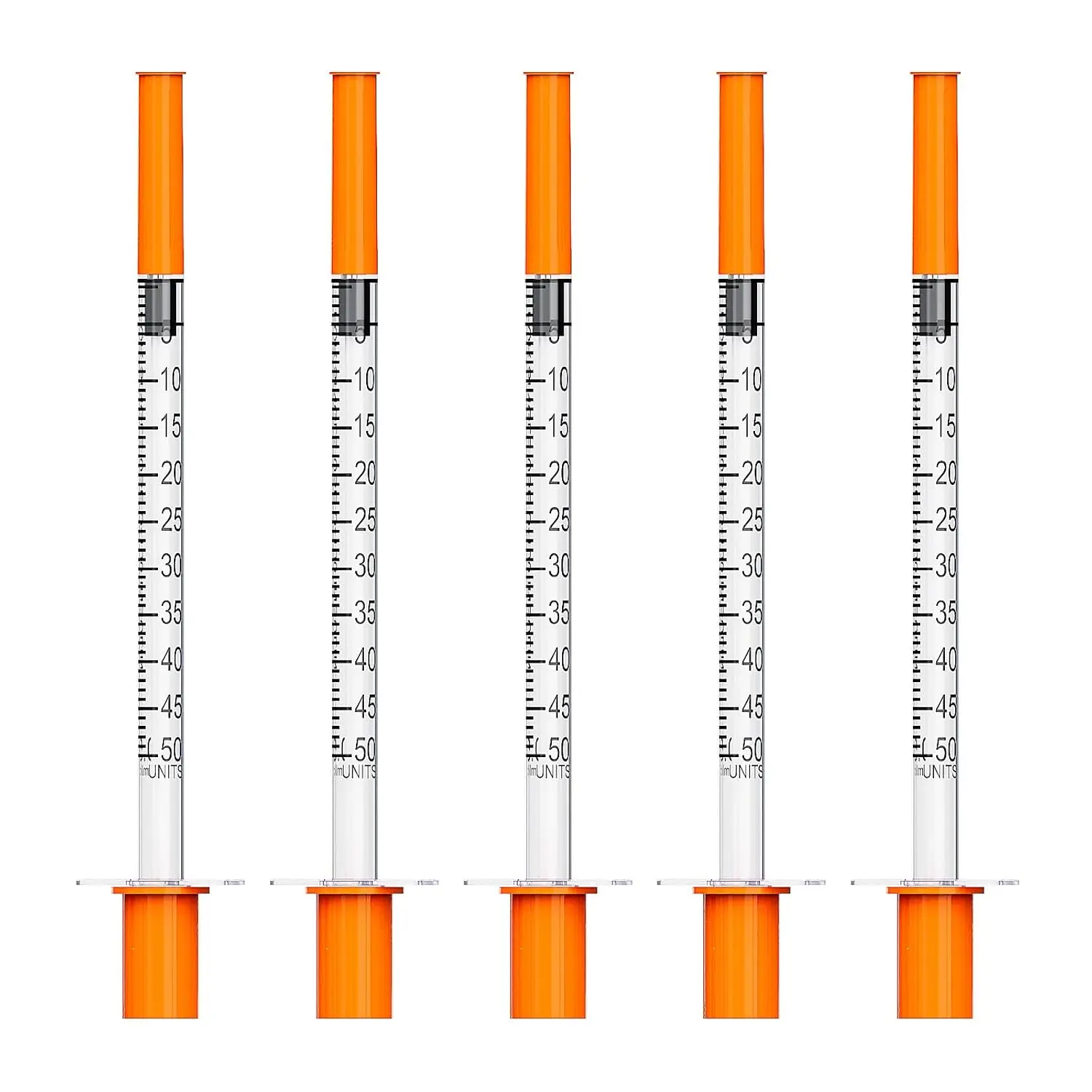 100PCS 0.5ml/cc Disposable Sterile Orange Insulin Syringe With 31G 5/16 Inch Needle, Individually Packed for Feeding Pets
100PCS 0.5ml/cc Disposable Sterile Orange Insulin Syringe With 31G 5/16 Inch Needle, Individually Packed for Feeding Pets