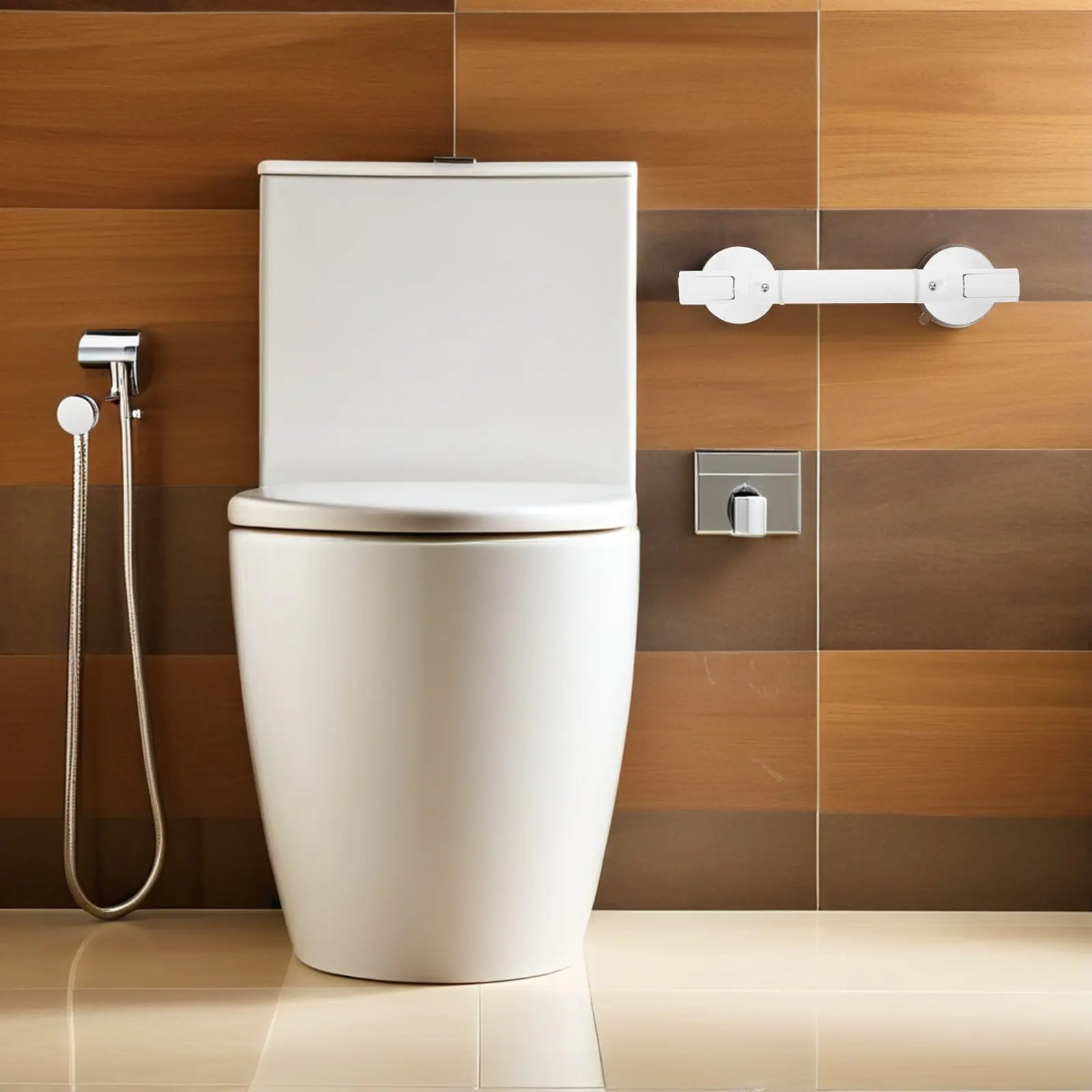White Suction Cup Bathroom Grab Bar 14 Inch Thickened Plastic Anti-Slip Toilet Handrail for Seniors Safety Rails Home Care
White Suction Cup Bathroom Grab Bar 14 Inch Thickened Plastic Anti-Slip Toilet Handrail for Seniors Safety Rails Home Care
