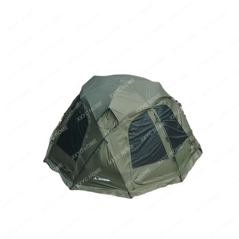 Camping Silver Pastebrushing Blackened Ball Tent Light Luxury Aluminum Pole Camping Tent Rainwater Proof Sunshade Tent
Camping Silver Pastebrushing Blackened Ball Tent Light Luxury Aluminum Pole Camping Tent Rainwater Proof Sunshade Tent