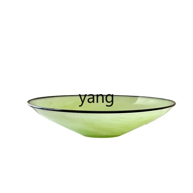 LH New Chinese-style glazed fruit plate living room large coffee table wabi-sabi wind ornament
LH New Chinese-style glazed fruit plate living room large coffee table wabi-sabi wind ornament