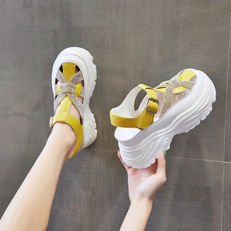 Summer New Thick Sole Water Diamond Sports Roman Sandals Soft Sole Outdoor Casual Women's Shoes
Summer New Thick Sole Water Diamond Sports Roman Sandals Soft Sole Outdoor Casual Women's Shoes