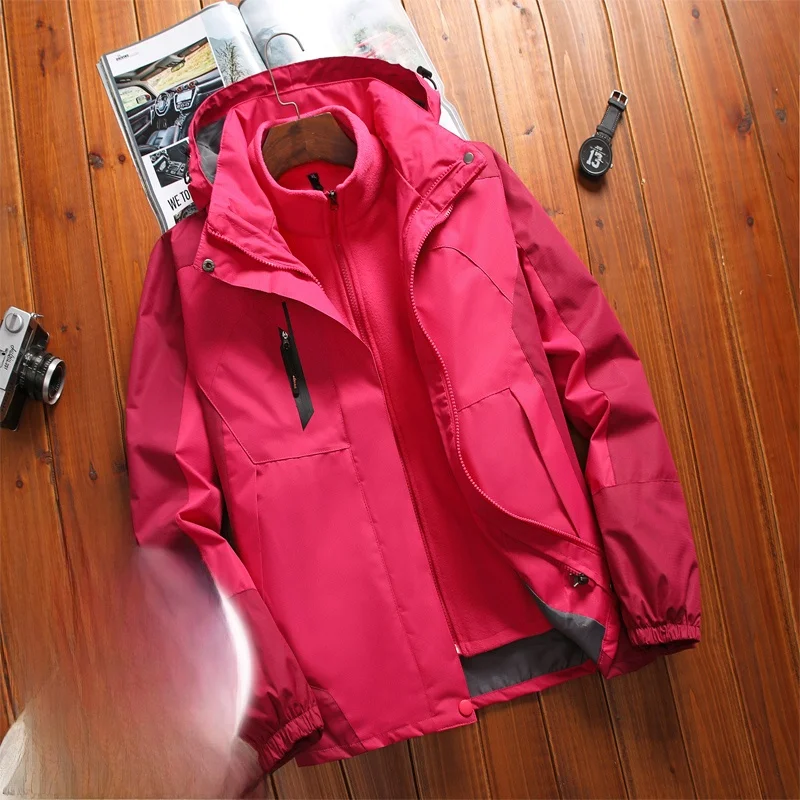 Утепленная флисовая куртка для активного отдыха осень-зима, мужская и женская, с отстегивающимся внутренним слоем, комплект из двух предметов, на молнии
Утепленная флисовая куртка для активного отдыха осень-зима, мужская и женская, с отстегивающимся внутренним слоем, комплект из двух предметов, на молнии