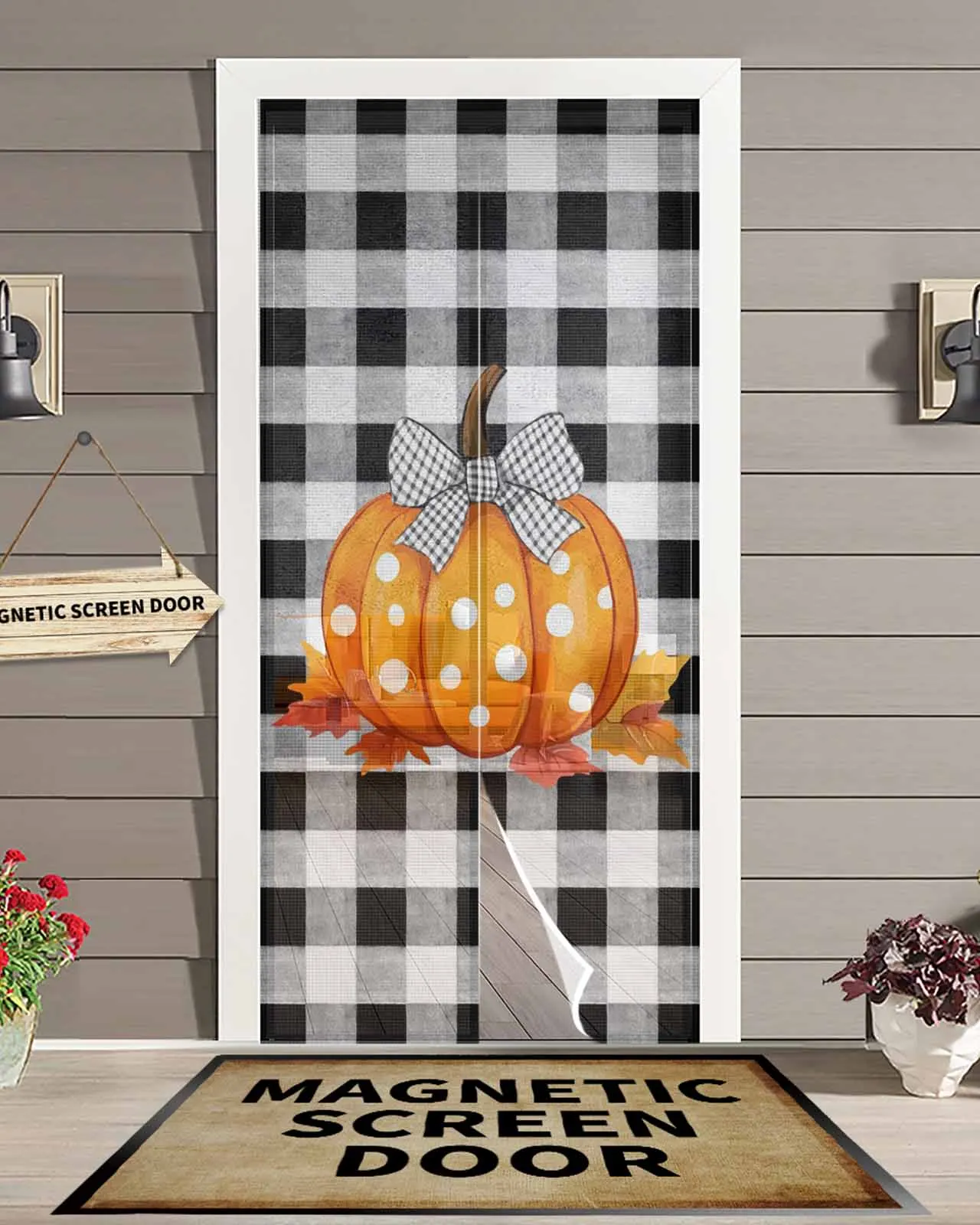 Pastoral Farmhouse Pumpkin Plain Magnetic Door Curtain Living Room Bedroom Home Anti-mosquito Screen Door Curtain
Pastoral Farmhouse Pumpkin Plain Magnetic Door Curtain Living Room Bedroom Home Anti-mosquito Screen Door Curtain