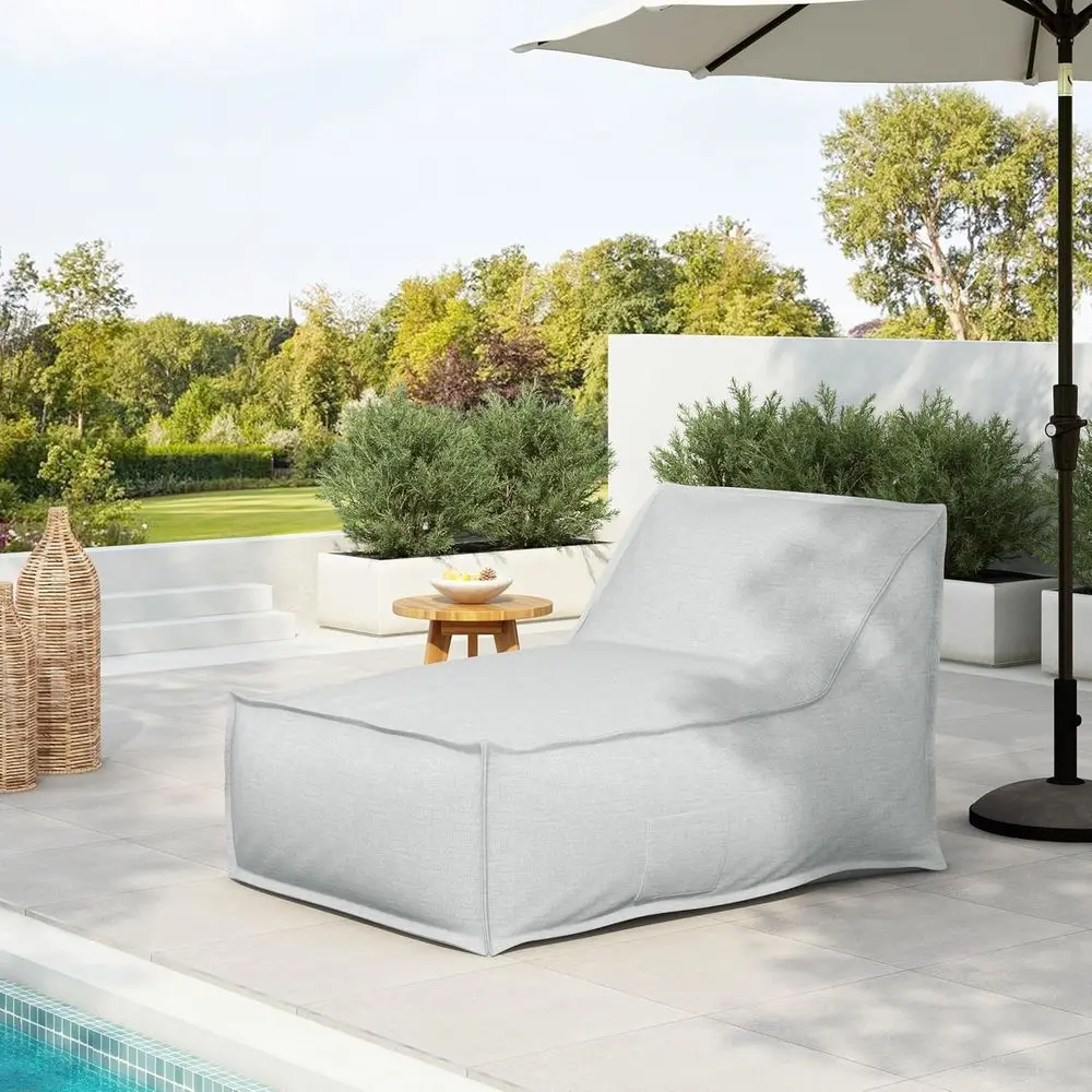 Weatherproof Outdoor Bean Bag Lounge Chair - Eco-Friendly, Gray, Ideal for Patio, Balcony, Garden, and Poolside Relaxation
Weatherproof Outdoor Bean Bag Lounge Chair - Eco-Friendly, Gray, Ideal for Patio, Balcony, Garden, and Poolside Relaxation
