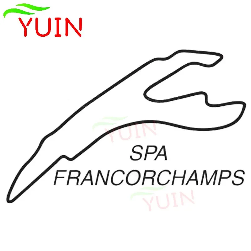 YUIN SPA FRANCORCHAMPS Car Sticker Fashion Personality Racing Cars Modeling Decal PVC Window Bumper Decoration Waterproof Decals
YUIN SPA FRANCORCHAMPS Car Sticker Fashion Personality Racing Cars Modeling Decal PVC Window Bumper Decoration Waterproof Decals