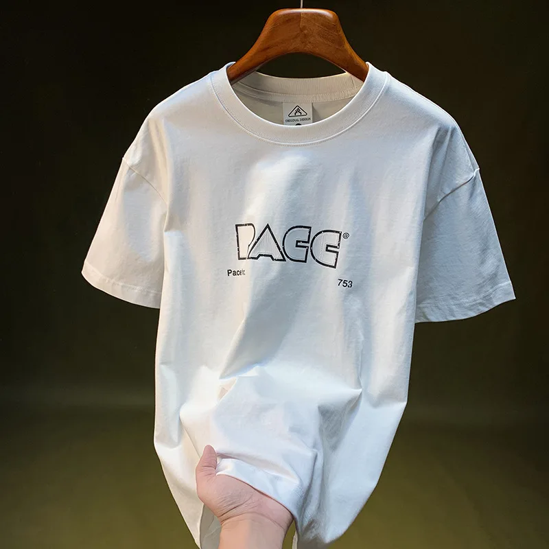 Short sleeved T-shirt for men, fashionable and versatile, trendy street style, summer new style, loose casual clothes
Short sleeved T-shirt for men, fashionable and versatile, trendy street style, summer new style, loose casual clothes