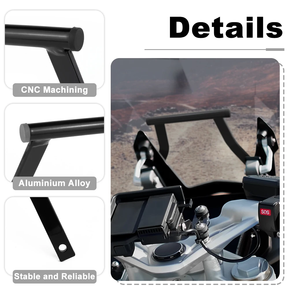 Motorcycle Phone Holder Stand GPS Mount Navigation Plate Bracket R1250RS 2019 2020 2021 2022 2023 2024 R 1250 RS For BMW
Motorcycle Phone Holder Stand GPS Mount Navigation Plate Bracket R1250RS 2019 2020 2021 2022 2023 2024 R 1250 RS For BMW