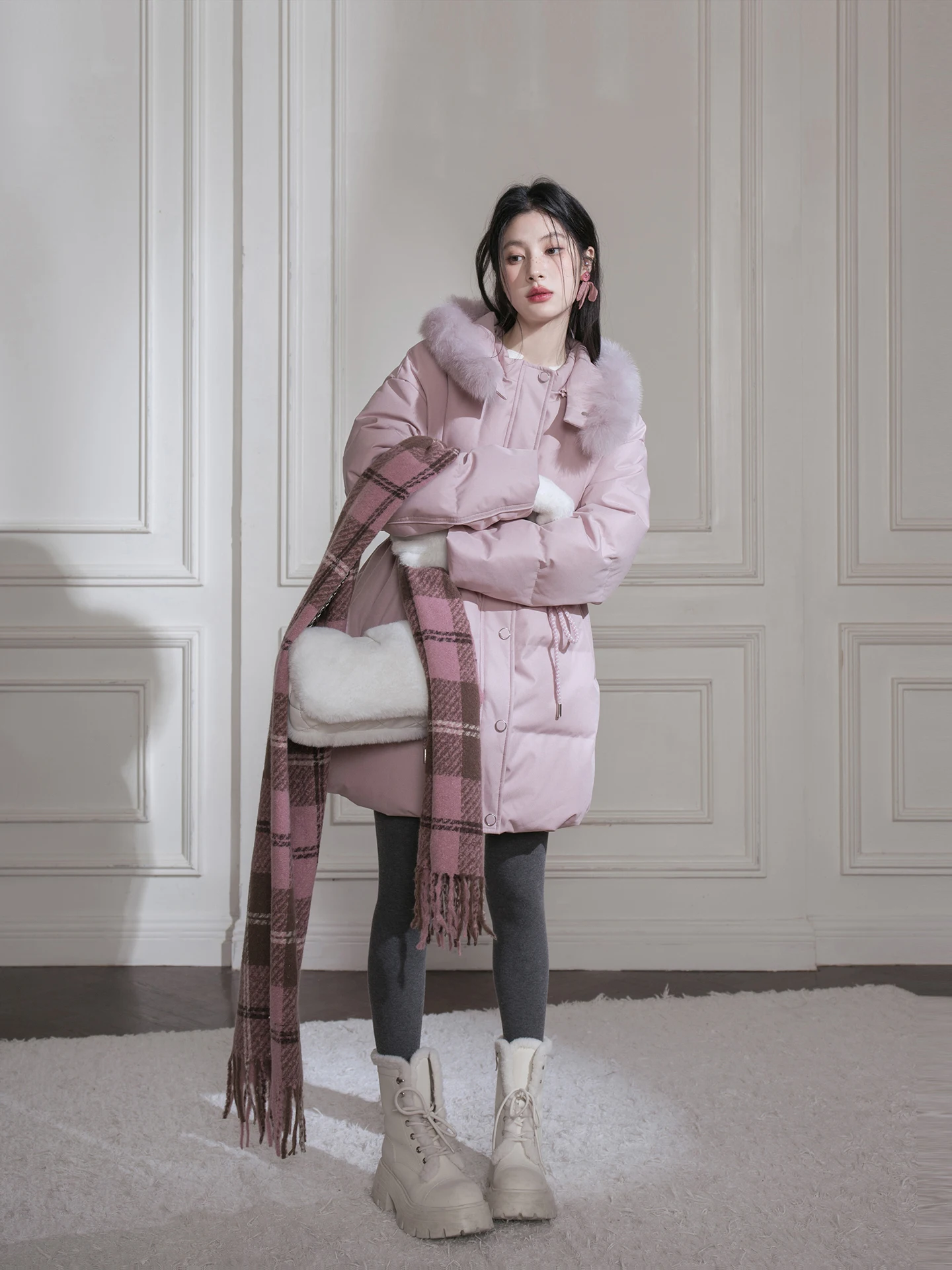 COTRE Fairy T Cloud Fur Collar Detachable Hat 90 down Mid-Length Women's Puffer Jaet Warm Sli Commute Wear
COTRE Fairy T Cloud Fur Collar Detachable Hat 90 down Mid-Length Women's Puffer Jaet Warm Sli Commute Wear