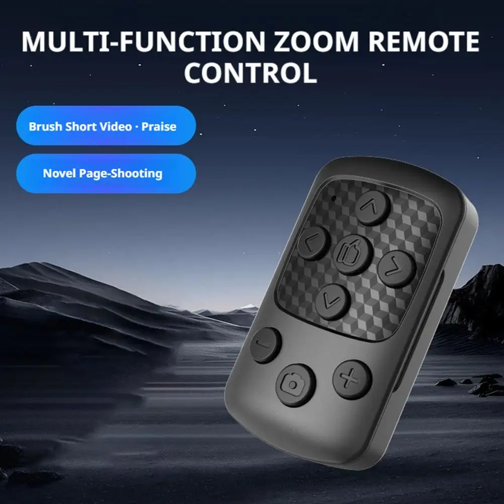 Bluetooth Mobile Phone Remote Control For Taking Photos, Watching Short Videos, Reading Novels, Page Turning Device S1D8
Bluetooth Mobile Phone Remote Control For Taking Photos, Watching Short Videos, Reading Novels, Page Turning Device S1D8