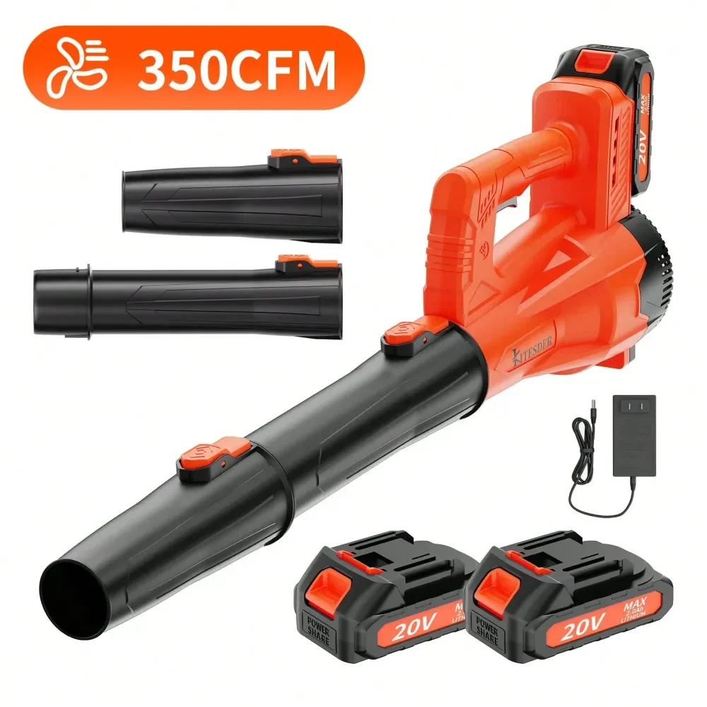 Blower Cordless, 1200W Brushless Electric Leaf Blower With Battery,Wind Speed 150mi2 H,Air Volume 350cfm,Wind Force 750g1.65lbs
Blower Cordless, 1200W Brushless Electric Leaf Blower With Battery,Wind Speed 150mi2 H,Air Volume 350cfm,Wind Force 750g1.65lbs