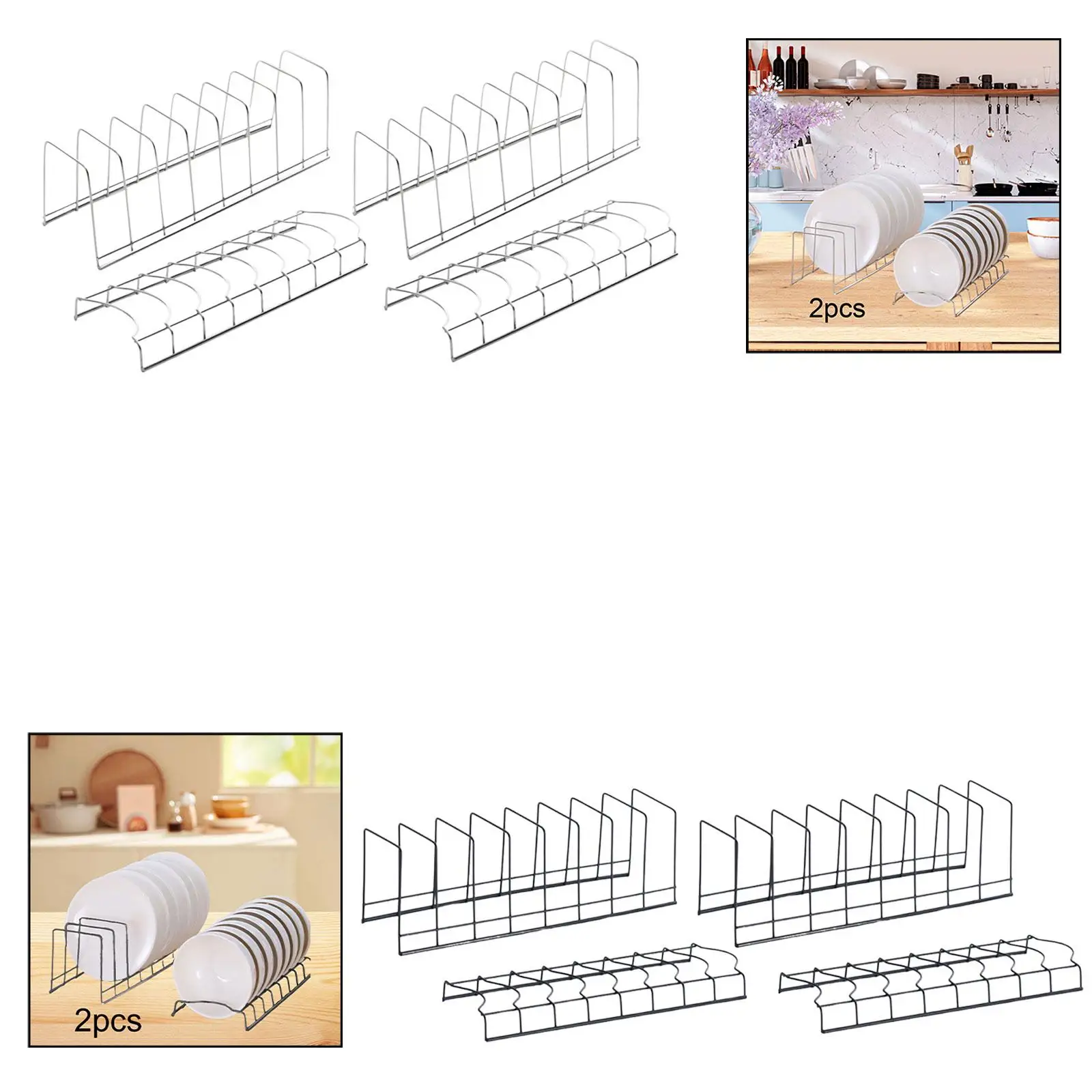 2 Bowl Drying Rack 2 Dish Holder Utensils Holder Rustproof Storage Shelf Bread Rack Drain Basket for Cabinet Pantry Home Cafe
2 Bowl Drying Rack 2 Dish Holder Utensils Holder Rustproof Storage Shelf Bread Rack Drain Basket for Cabinet Pantry Home Cafe
