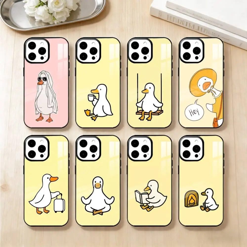 Милый мультяшный чехол для телефона с гусем для iPhone 17, 16, 15, 14, 13 Plus, Pro Max, магнитный, для беспроводной зарядки Magsafe
Милый мультяшный чехол для телефона с гусем для iPhone 17, 16, 15, 14, 13 Plus, Pro Max, магнитный, для беспроводной зарядки Magsafe
