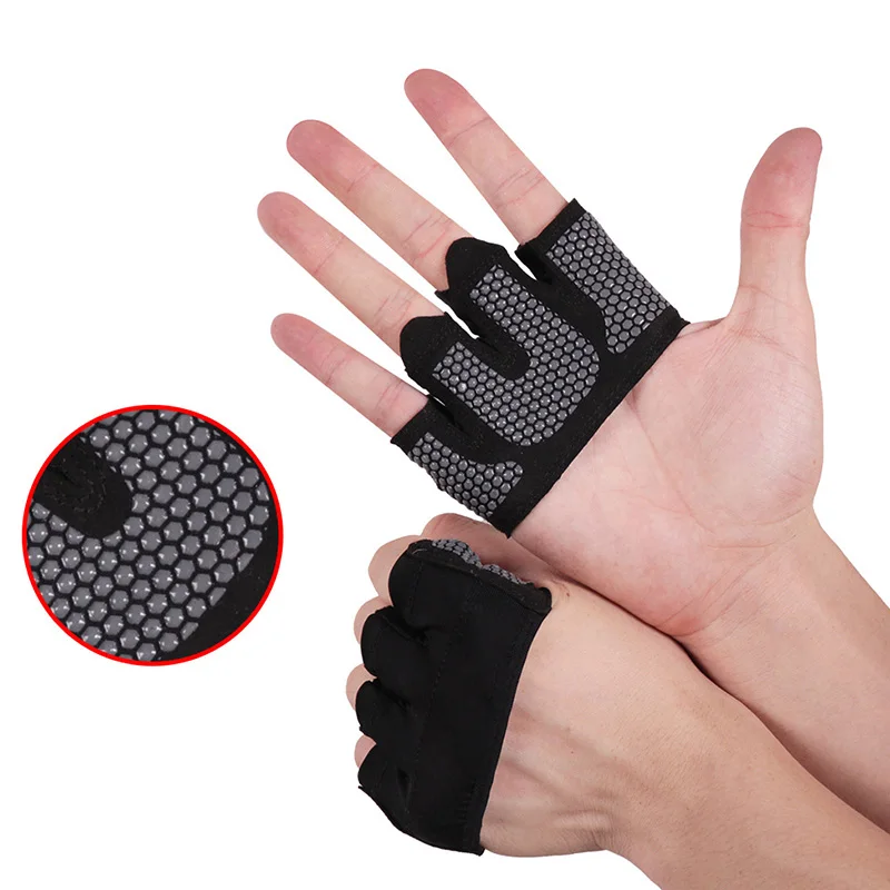 Non-slip Half-finger Sports Gloves Silicone Thickened Dumbbell Weightlifting Training Fitness Equipment
Non-slip Half-finger Sports Gloves Silicone Thickened Dumbbell Weightlifting Training Fitness Equipment